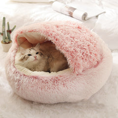 2-in-1 Foldable Pet Bed – Convertible Dog & Cat Sofa Cushion Bed