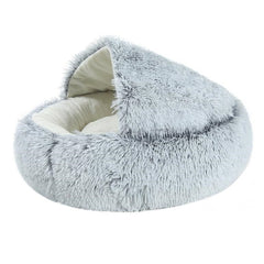 2-in-1 Foldable Pet Bed – Convertible Dog & Cat Sofa Cushion Bed
