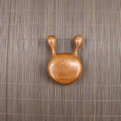 Golden Sandalwood Scalp Massager with Five Teeth