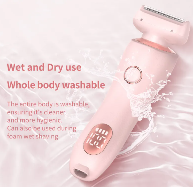 Electric Dual-Head Shaver for Men – Cordless Rechargeable Face Shaver