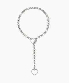 Heart Slip Chain Necklace for Women