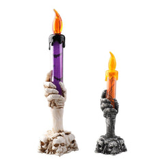 Skull Hand Candle Lamp