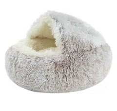 2-in-1 Foldable Pet Bed – Convertible Dog & Cat Sofa Cushion Bed
