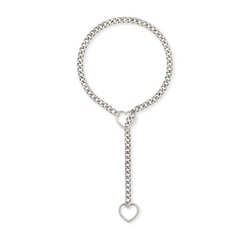 Heart Slip Chain Necklace for Women